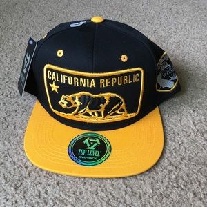 NWT California republic SnapBack top level